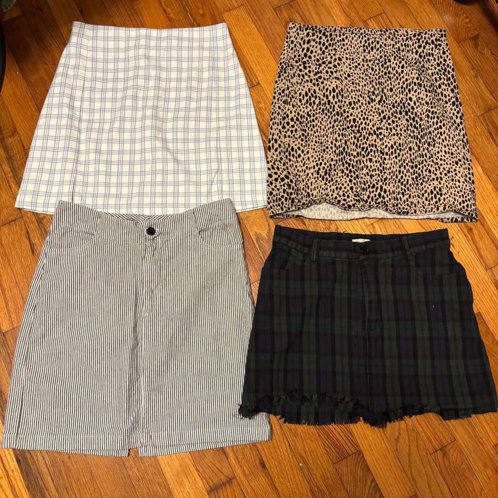 Bundle of 4 Brandy Melville Skirts